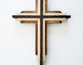 Wooden Wall Cross: Christian Home Decor