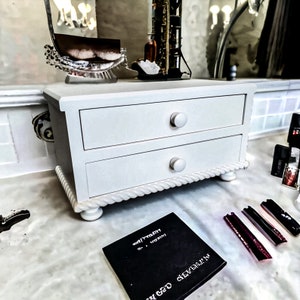 Wood Makeup Organizer Box, Handmade Makeup Organizer for Vanity, Cosmetic  Storage Box, Beauty Tools Holder, Personalized Makeup Organizer 