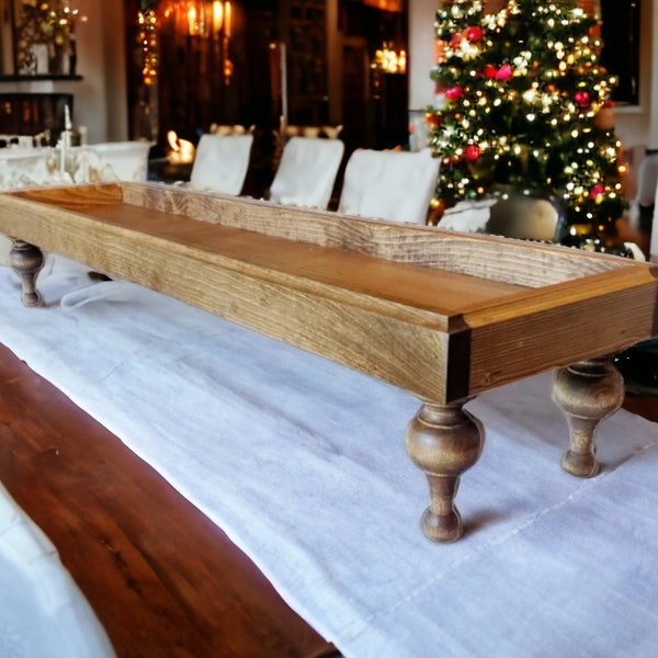 Farmhouse Table Riser Tray - Etsy