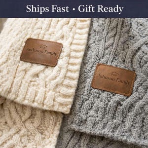 Personalized IRISH MERINO WOOL Blanket |  blankets & throws hand woven wool blanket: or... | personalized 50th anniversary woven blanket