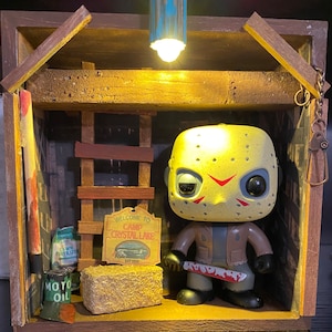 TOP SELLER! Friday the 13th Funko Jason Vorhees’ Crystal Lake Diorama (Please read description in full).  Funko Pop is NOT included.