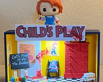 Child's Play Funko Pop Diorama Display (Chucky NOT Included)