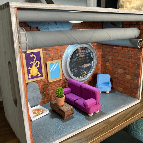 TMNT shops Lair Diorama for Teenage Mutant Ninja Turtles