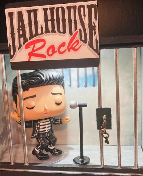 Enhed Stille lidenskab Funko Pop Elvis Presleys Jailhouse Rock Diorama please - Etsy