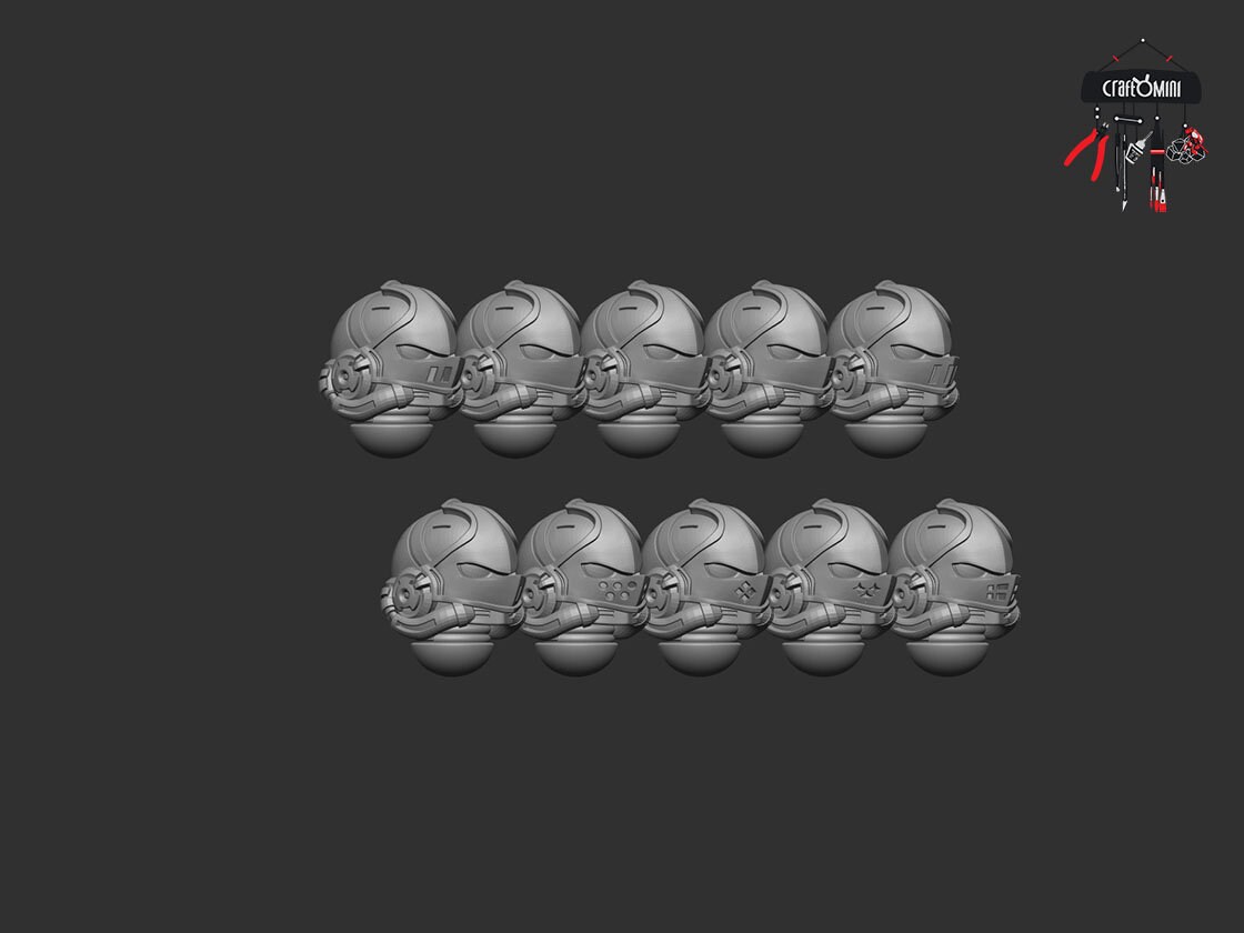 Knight Marine Helmet Type 2 Variants X10 Etsy