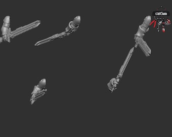 Knight Marine's Chainsword type 1 Conversion Bits (x5)