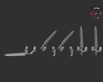 Demon Slayer Chainsword Conversion Bits (x5)