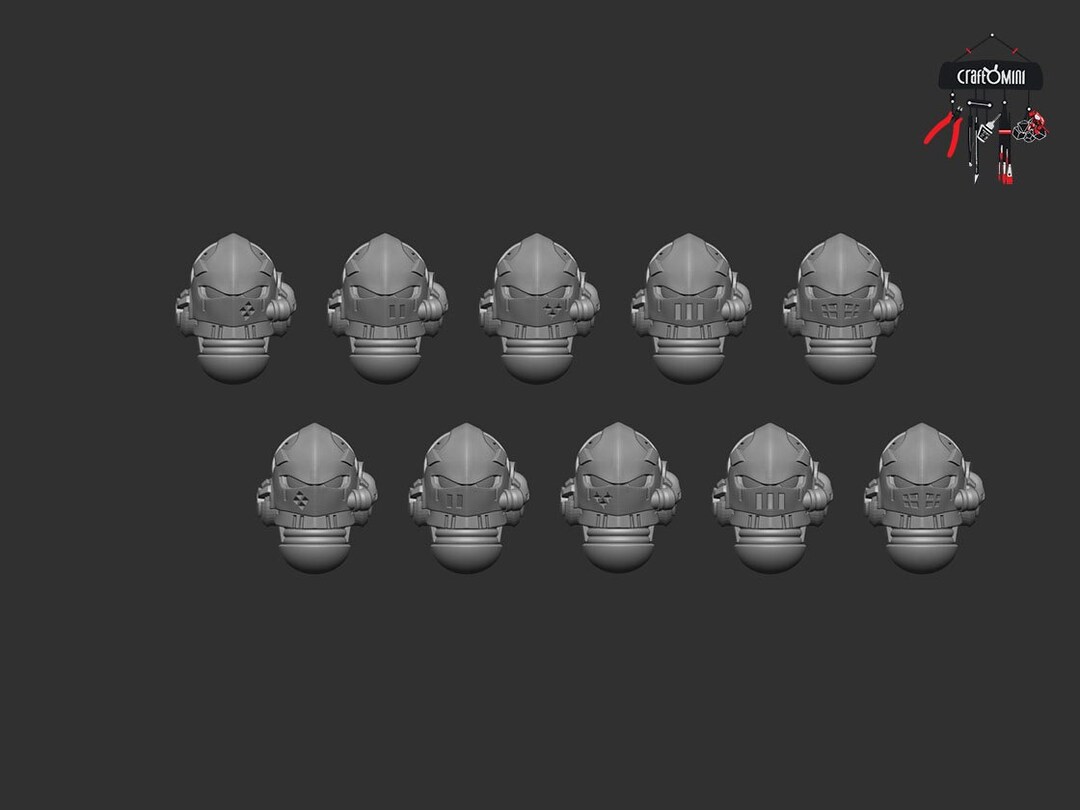 Knight Marine Helmet Type 1 Variants X10 Etsy