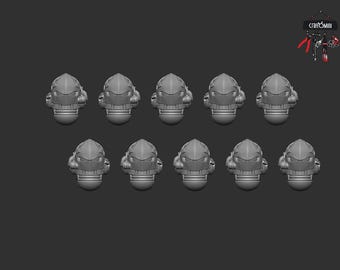 Knight Marine Helmet type 1 Conversion Bits (x10)