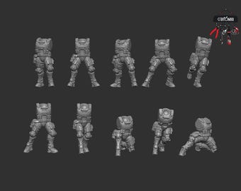 Space Trooper Elite Body Type 1 Conversion Bits (x10)
