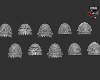 Night Raven’s Pauldron Type 1 Conversion Bits (x10)