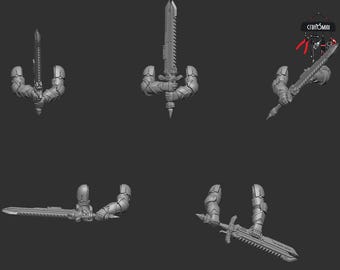 Knight Marine's Chainsword type 2 Conversion Bits (x5)