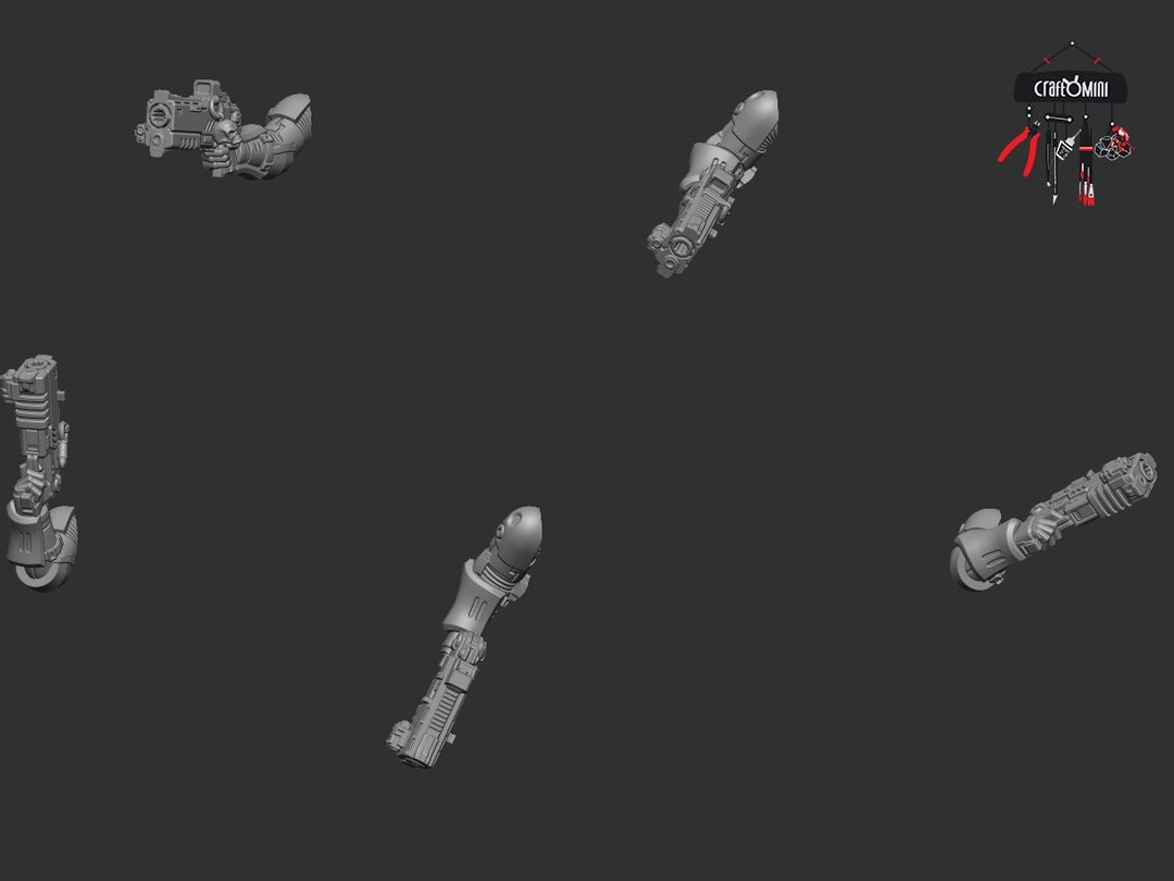 Knight Marine's Hand Cannon Type 2 x5 Etsy