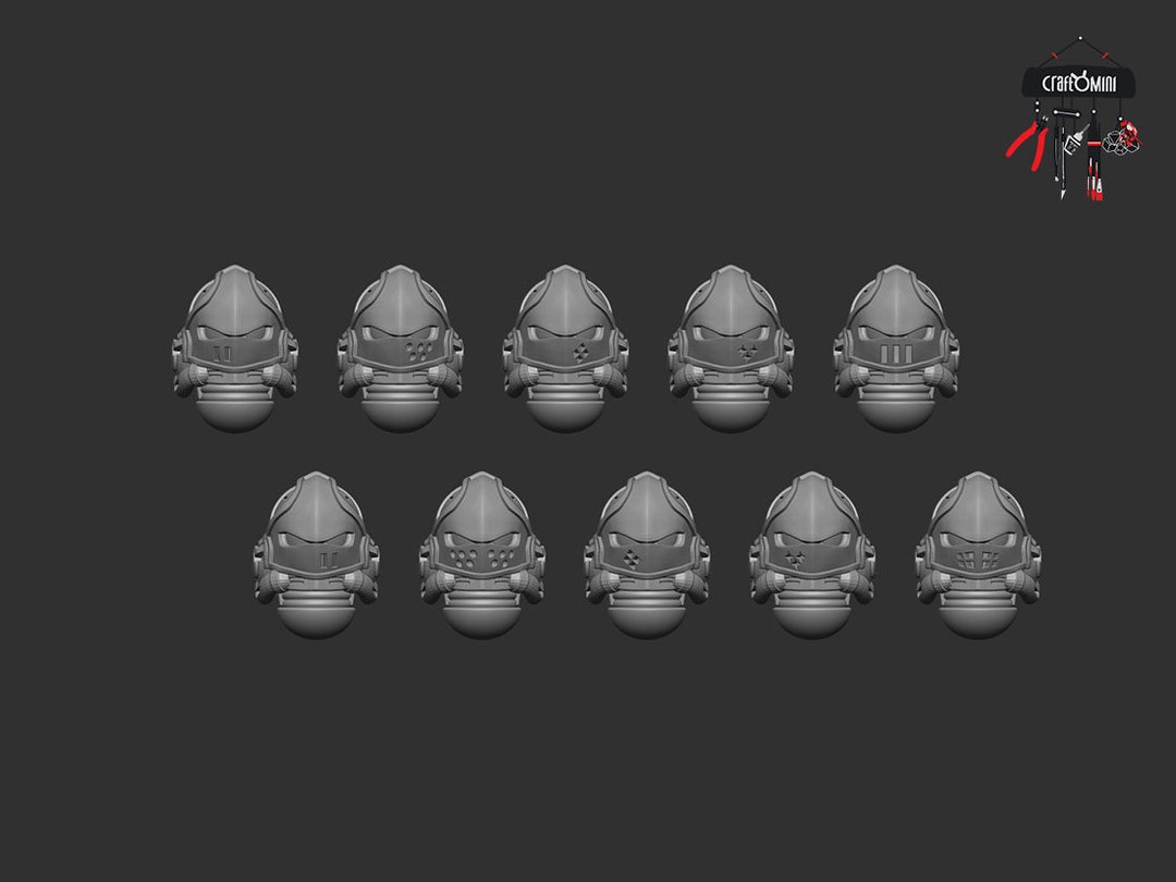 Knight Marine Helmet Type 2 Variants X10 Etsy