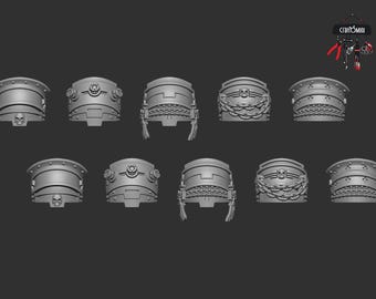 Knight Marine's Pauldron Type 1 Conversion Bits (x10)