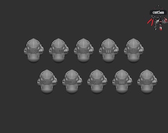 Knight Marine Helmet type 1V Conversion Bits (x10)