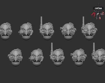 Night Raven Helmet type 1 Conversion Bits (x10)