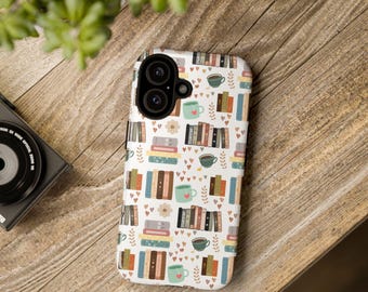 Book Lovers I-Phone Case, Cute Literary Gift, Reading Appreciation, Cozy Home Decor, Personalized Tech Accessory