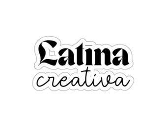 Latina Empowerment Die-Cut Sticker for Creative Women, Laptop Decal, Water Bottle Label, Car Bumper Sticker, Phone Case Decoration, Latinx