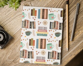 Cozy Book Lover Journal for Creative Minds, Notebook for Artists, Gift for Crafters, Sketch Pad, Floral Design Journal