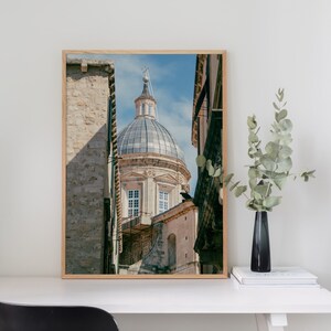 Croatia Rooftop Photo, Digital Wall Art, European Architecture Print