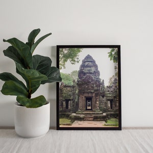 Angkor Wat Cambodia Poster, Cambodia Poster, Digital Wall Art