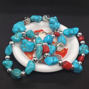 Turquoise Elastic Bracelet
