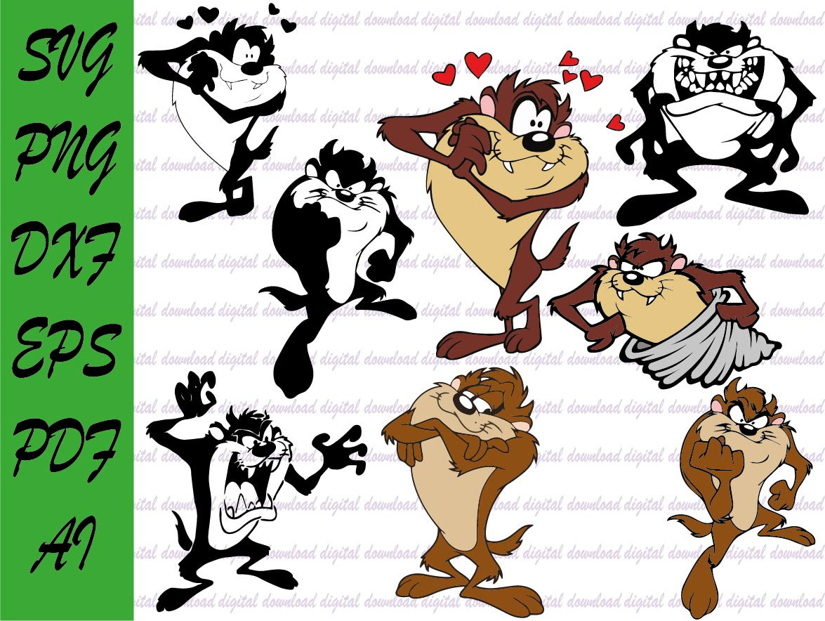 Tasmanian Devil Looney Tunes Spinning