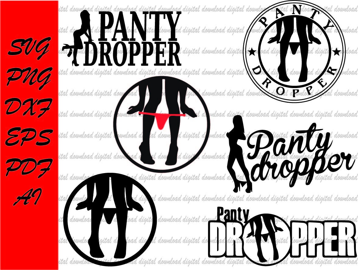 Panty Dropper Design SVG PNG EPS Great for Tshirts Etsy