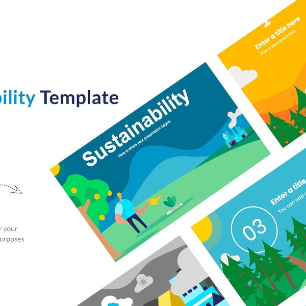 Powerpoint / Google Slides Sustainability Management Template Presentation