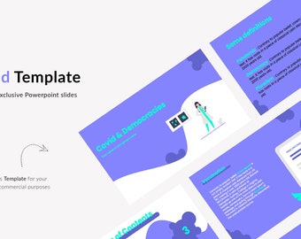 School Lecture Powerpoint Presentation Template - Pandemic and Democracies