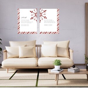 Christmas Prints Silent Night Hymn/ Downloadable Home Decor