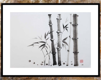 Bamboo. 54x37 cm | 21x14.5"