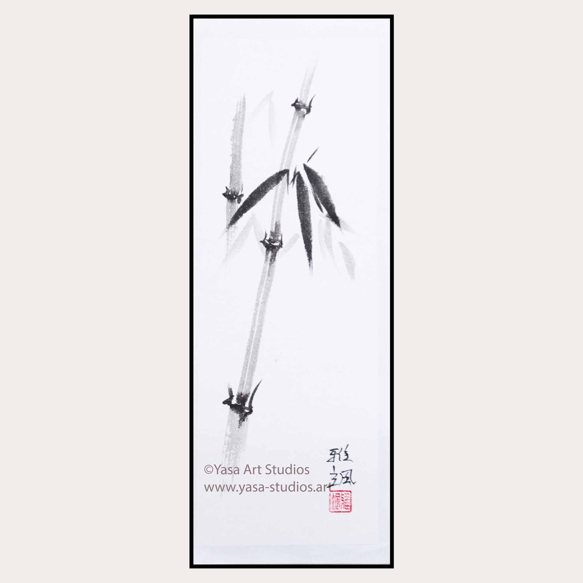 Four Gentlemen Paintings: Set of Four Original Artworks - Bamboo