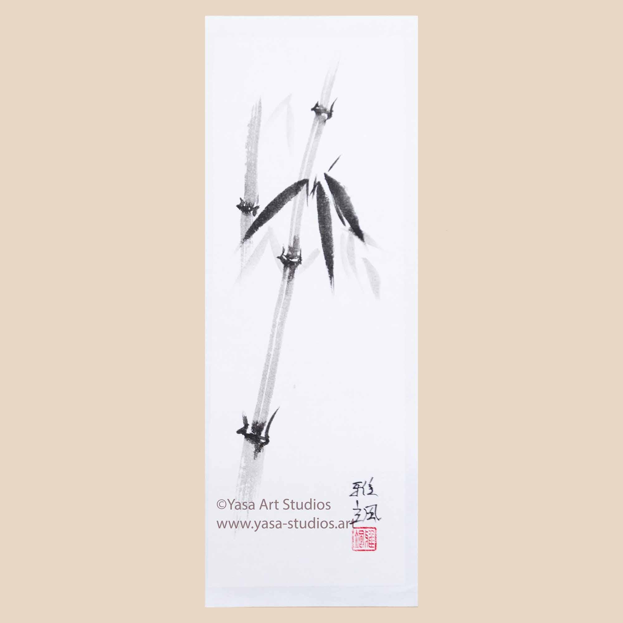 四君子図：オリジナル作品4点セット - 竹、梅、菊、蘭、墨絵 - Etsy 日本