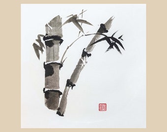 Bamboo. 35x35 cm | 13.8x13.8"