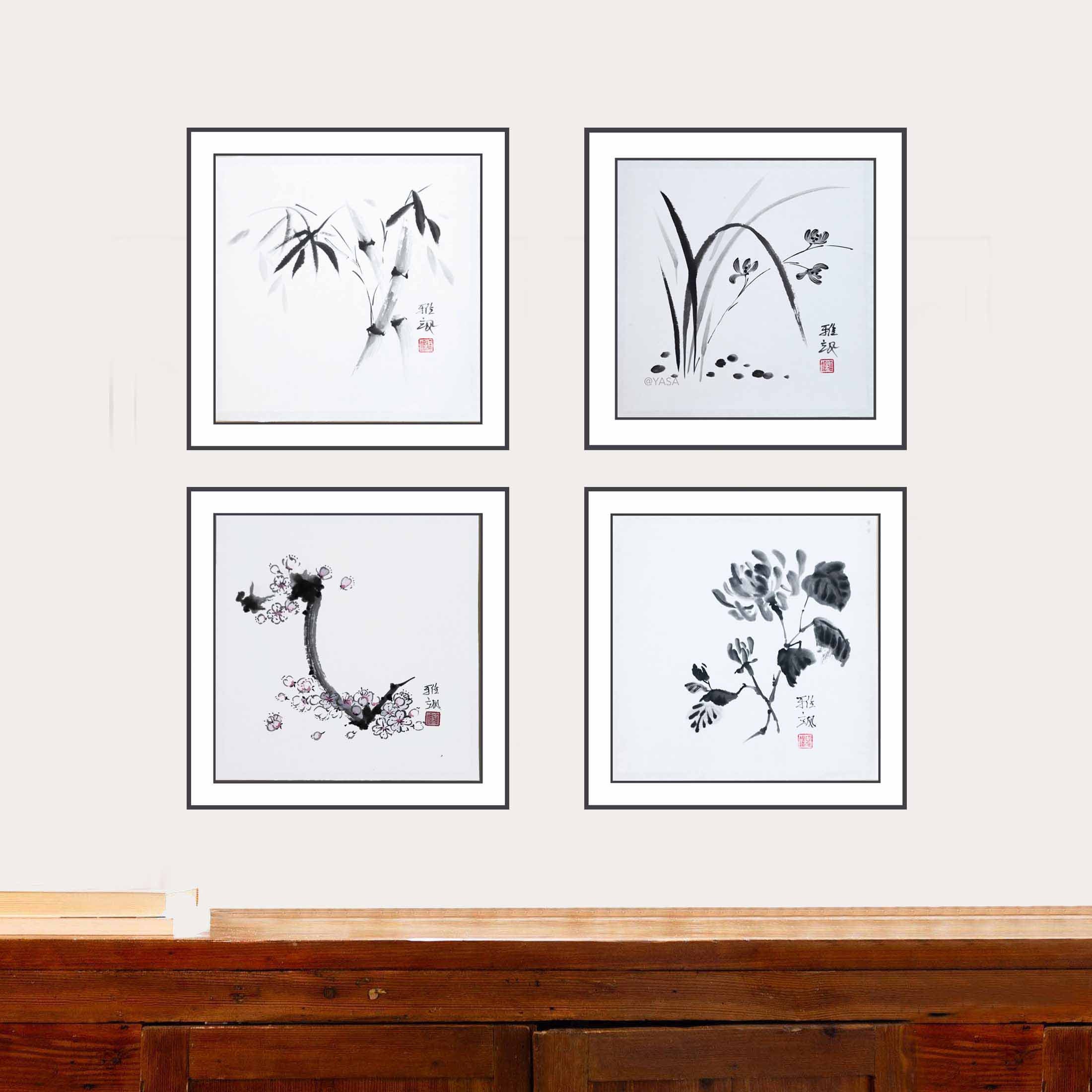 Portapenne In Bambù Vintage Con Decorazioni - Per Scrivania, Ufficio E Casa - Foto 9