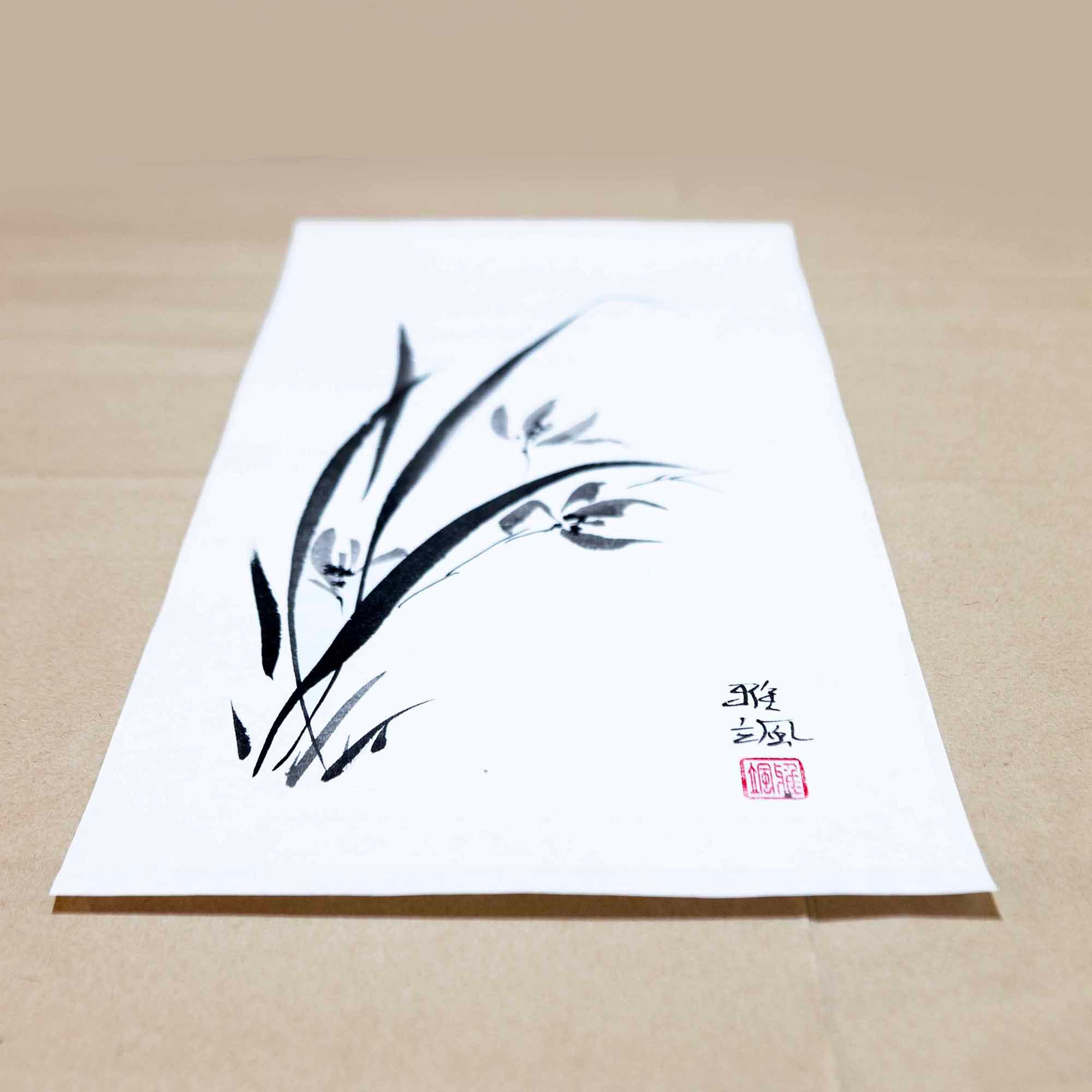四君子 日本画 竹と花 木版画のことなら『木版画 版元 芸艸堂 Woodblock print』