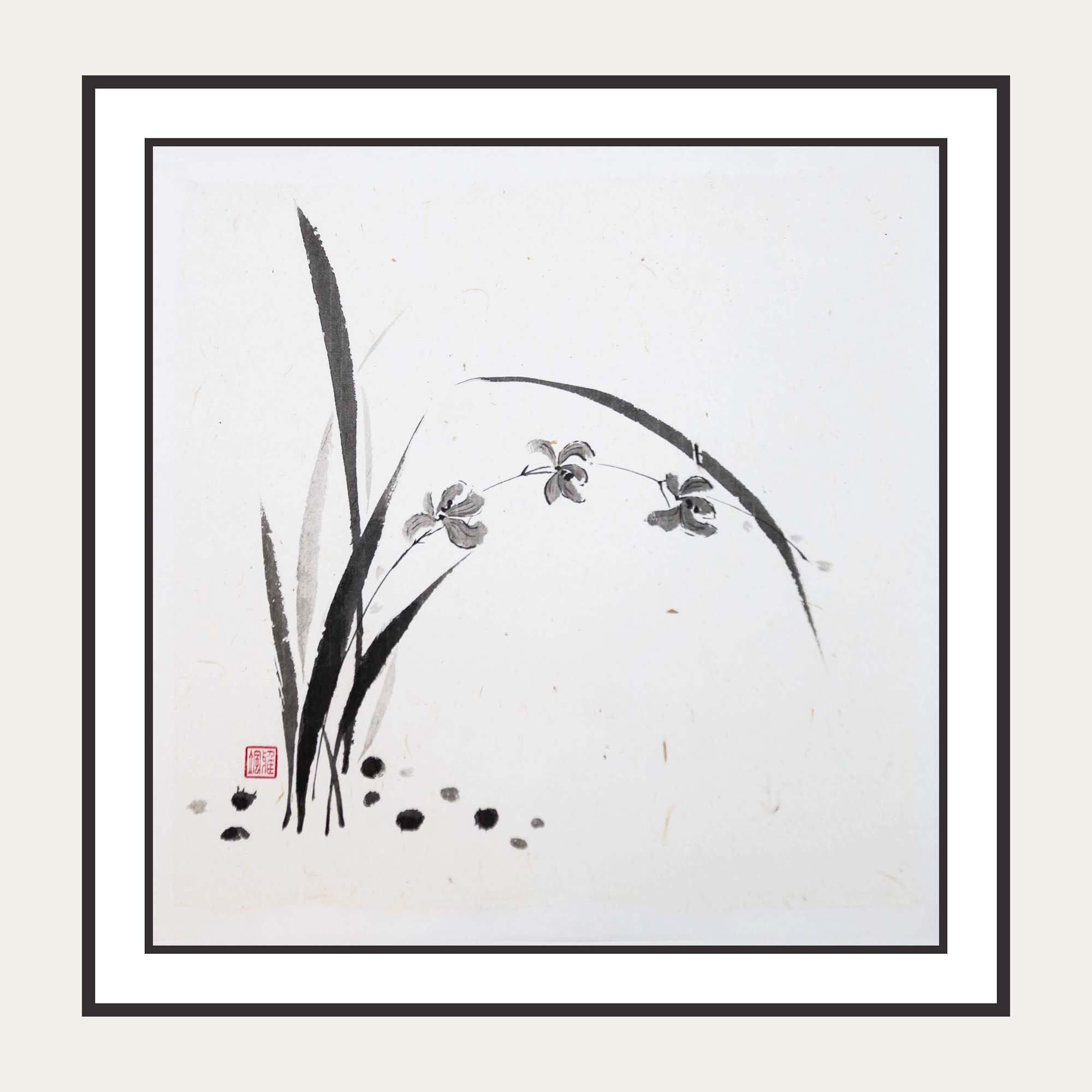 光 風 在 名 絹本淡彩緑彩色 山水画 落款印在 桐箱 Amazon.com: XIANGPEIFBH Modern Abstract Golden Leaves Canvas