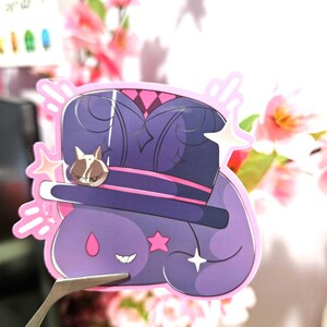 Stickers vinyle Genshin Impact Lyney et Lynette Cat