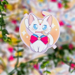 Sticker chat Sailor Moon | Kawaii Sailor Moon Art, Stickers Sailor Scout, Stickers chat mignon et Stickers anime