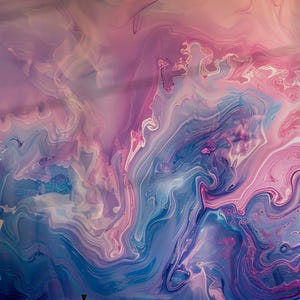 Pastel Marble Swirl Wallpaper: Liquid Gradient Peel and Stick Mural