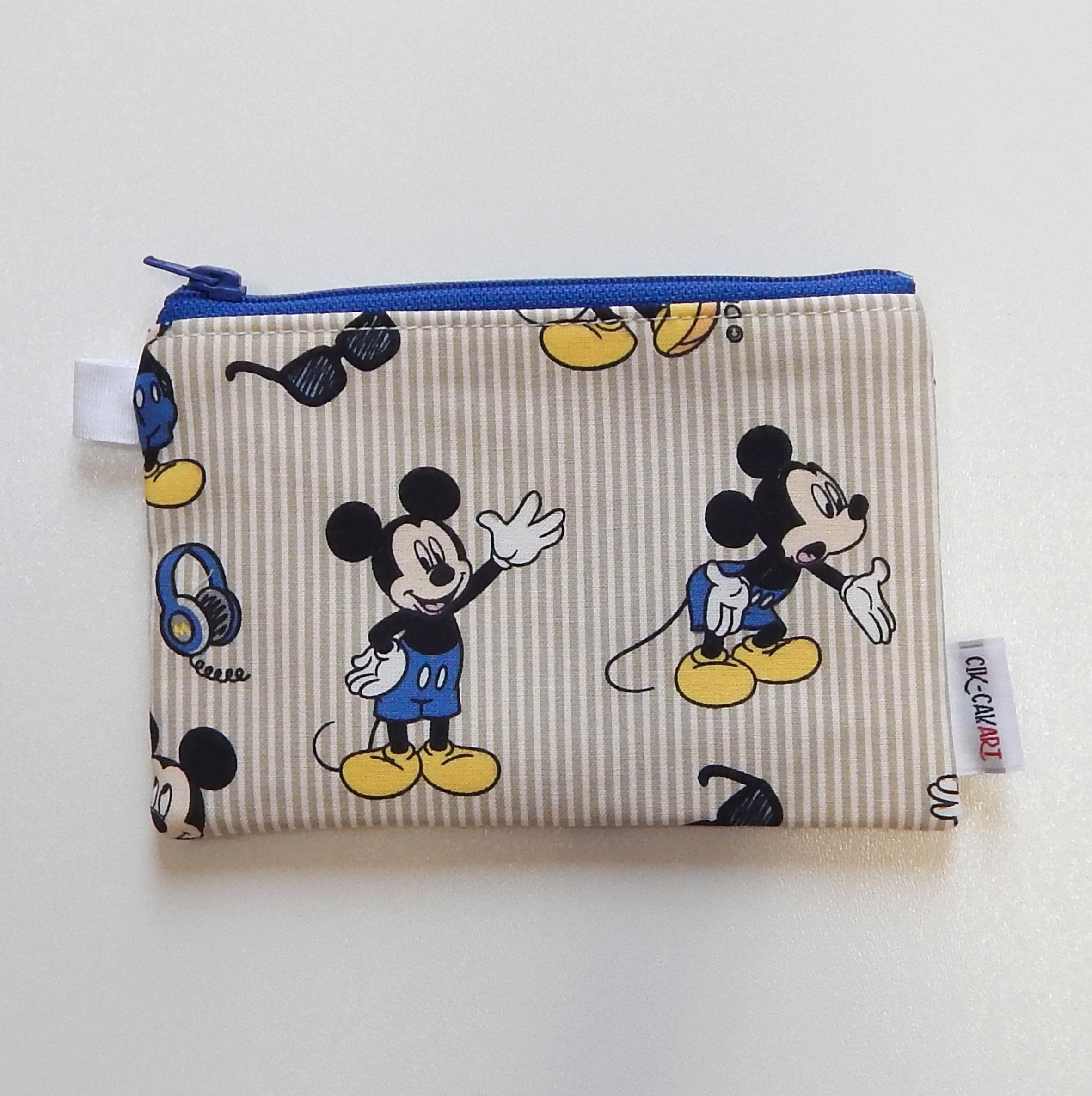 バッグ mikkey Retro Mickey Zipper Pouch - Etsy