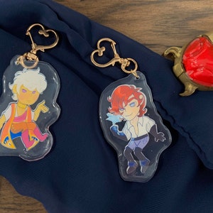 Arcana Inspired Charm Keychains made from resin