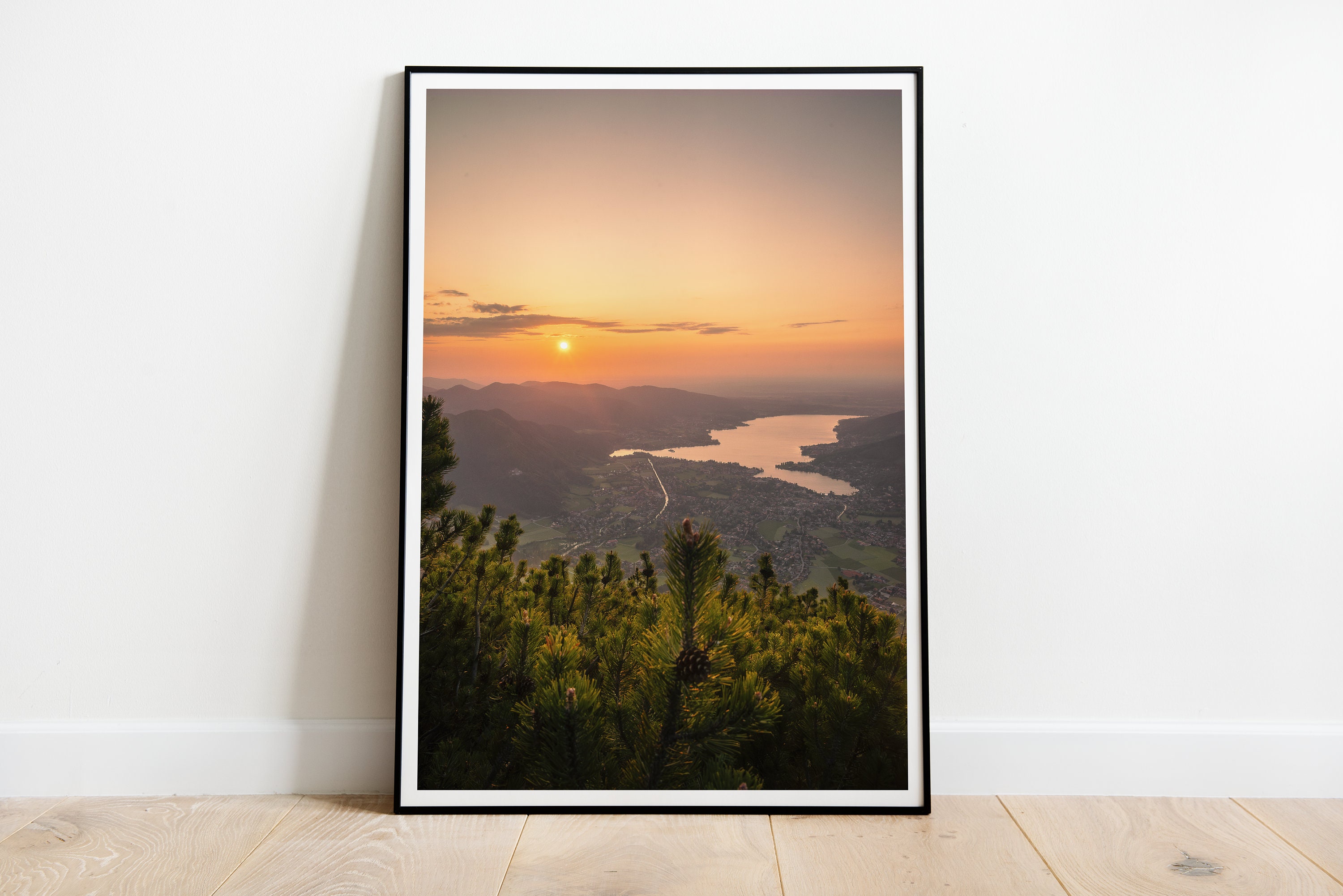 Sonnenuntergang Landschaft - Etsy