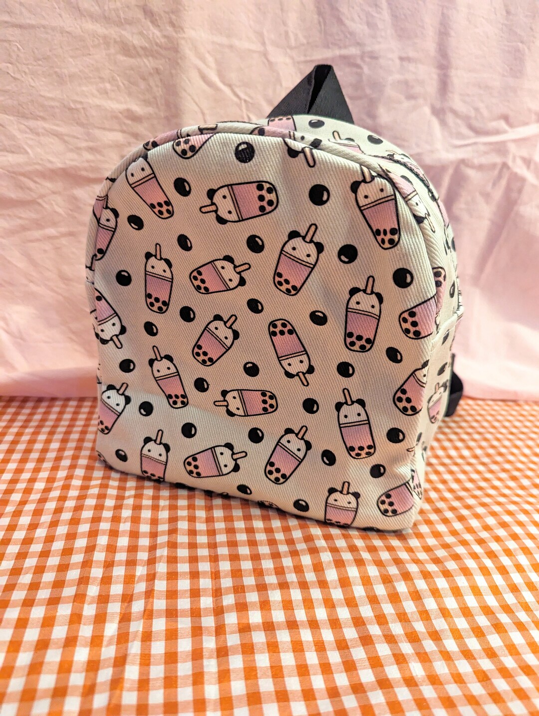Taro Panda Bubble Tea Boba Handmade Backpack - Etsy