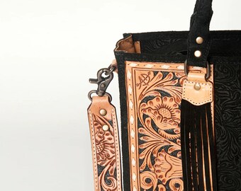 Handcrafted American Darling Tooled Leather Concealed Carry  display picture 1