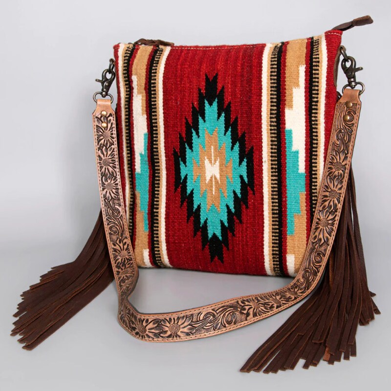 Fringe and Pearl Purse