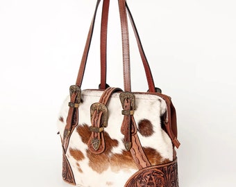 Stylish Western Tooled Leather Purse | American Darling Concealed Carry Bag