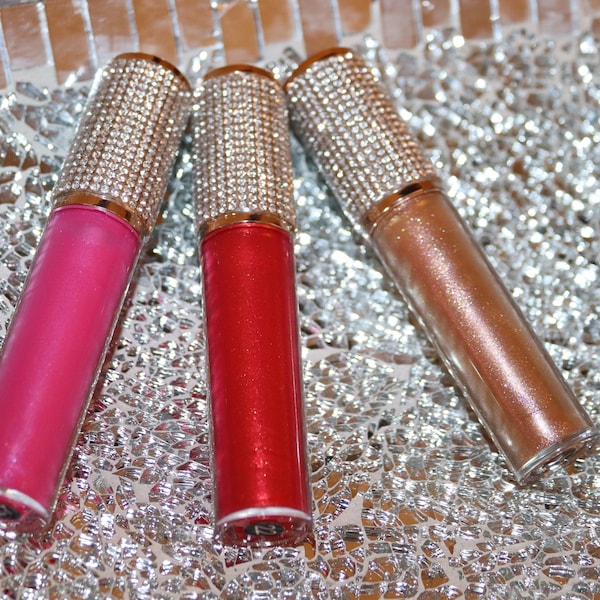 Glitter Lip Gloss Etsy